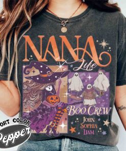 custom halloween nana witch shirt personalized nana witch vintage halloween t shirt custom womens shirt rdlrw