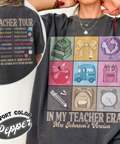 custom name teacher shirt abcd teacher tour vintage t shirt womens back to school custom shirt 1nq6w