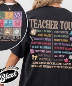 custom name teacher shirt abcd teacher tour vintage t shirt womens back to school custom shirt zpoor