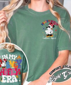 custom wife husband t shirts in my wifey hubby era vintage t shirt womens disney wedding shirt ah313