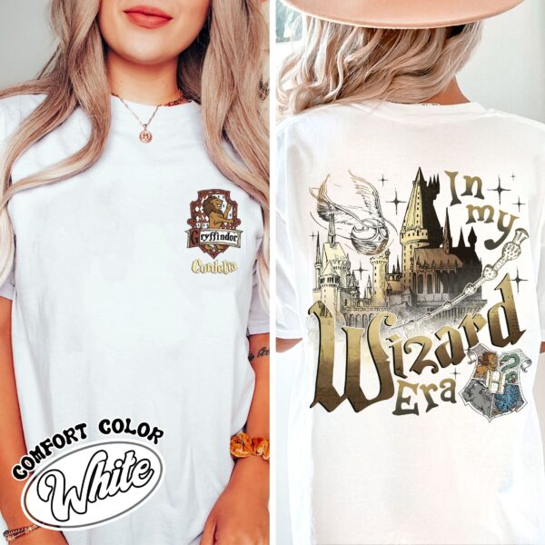 custom wizard houses shirt wizard school house vintage t shirt womens fantasy era shirt