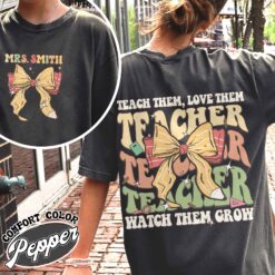 customized teacher shirt back to school custom teacher vintage t shirts womens appreciation gift gdftv