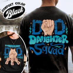 dad daughter squad unbreakablebond comfort color shirt custom dad vintage t shirt fathers day womens shirt 7qweh
