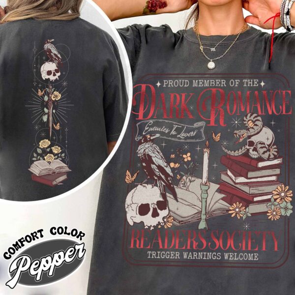 dark romance book club shirt good girls read dark romance vintage t shirt womens social club shirt