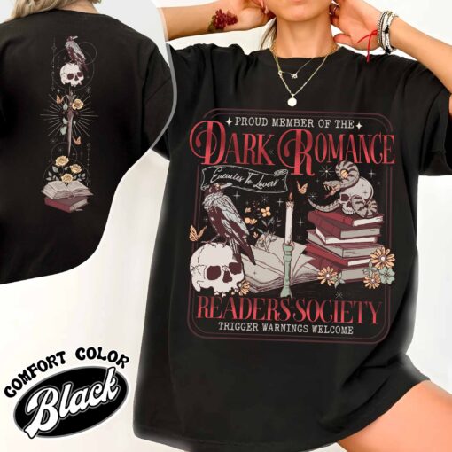 dark romance book club shirt good girls read dark romance vintage t shirt womens social club shirt sathr