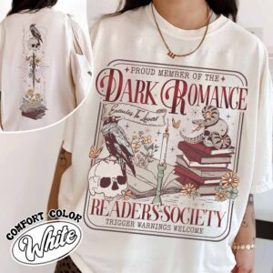 dark romance book club shirt good girls read dark romance vintage t shirt womens social club shirt vin81