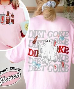 diet coke ghost shirt ghost with diet coke vintage t shirt womens halloween teacher shirt inp39