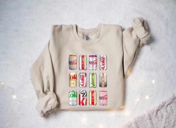 diet coke sweatshirt for christmas trendy funny design featuring diet coke bottles unique apparel for diet coke lovers qum3t scaled