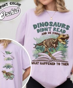 dinosaurs didnt read and we know what happened to them shirt funny dino vintage t shirt book lover womens shirt qzxyp