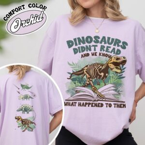 dinosaurs didnt read and we know what happened to them shirt funny dino vintage t shirt book lover womens shirt qzxyp