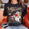 easily distracted dogs and books shirt halloween ghost and dogs vintage t shirt womens book lover gift dn3qr