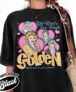 eat dirt die trash stay golden with pocket graphic tee funny vintage mom t shirt womens sarcastic shirt dny0m