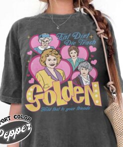 eat dirt die trash stay golden with pocket graphic tee funny vintage mom t shirt womens sarcastic shirt vgf6y