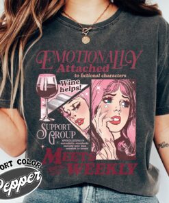 emotionally attached to fictional characters shirt retro bookish vintage t shirt womens romance reader shirt fadot