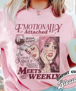 emotionally attached to fictional characters shirt retro bookish vintage t shirt womens romance reader shirt gz7ce