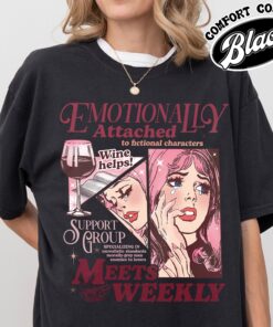 emotionally attached to fictional characters shirt retro bookish vintage t shirt womens romance reader shirt ylmyo