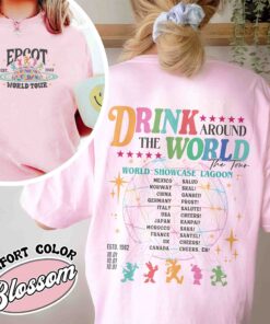 epcot drink around the world shirt vintage epcot drinking t shirt womens party shirt 7ldqi