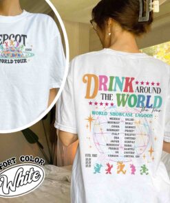 epcot drink around the world shirt vintage epcot drinking t shirt womens party shirt elaff