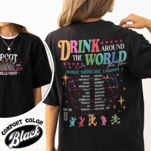 epcot drink around the world shirt vintage epcot drinking t shirt womens party shirt hqpxf