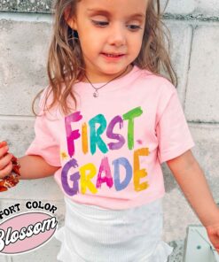 first grade teacher shirt 100 days of school vintage t shirt womens elementary school gift in my first grade era coxps