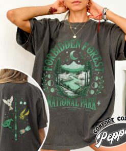 forbidden forest national park comfort color shirt forbidden forest vintage t shirt hp inspired womens shirt fjy9g