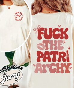 fuck the patriarchy comfort color shirt swiftie vintage feminist t shirt womens empowerment shirt jwq4e