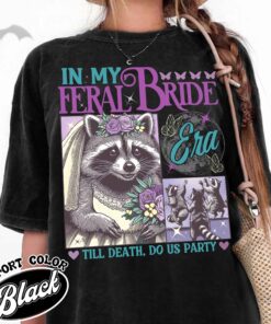 funny bride shirt raccoon bride vintage t shirt womens distressed wedding shirt u8jrr