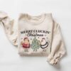 funny christmas chicken sweatshirt vintage farm animal t shirt ideal for chicken lovers and holiday gatherings zgvhf