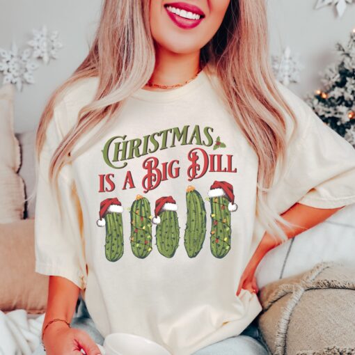 funny christmas pickle shirt retro design for pickle lovers ideal for christmas parties and celebrations ijasm scaled