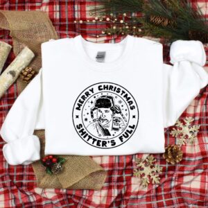 funny christmas shirt merry christmas shitters full t shirt for holiday celebrations and alcohol themed festive wear 2y5nf scaled