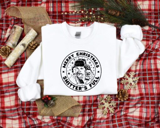 funny christmas shirt merry christmas shitters full t shirt for holiday celebrations and alcohol themed festive wear 2y5nf scaled