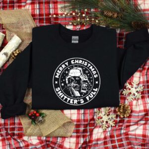 funny christmas shirt merry christmas shitters full t shirt for holiday celebrations and alcohol themed festive wear 9gyxk scaled