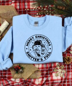 funny christmas shirt merry christmas shitters full t shirt for holiday celebrations and alcohol themed festive wear mcxps scaled