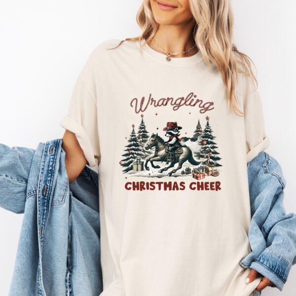 funny christmas shirt vintage cowboy raccoon tee with humorous design for holiday celebrations and unique style x4azg scaled