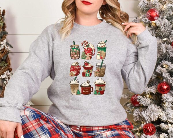 funny christmas shirt for coffee lovers vintage t shirt with gingerbread design ideal for holiday celebrations and gatherings bwaax scaled