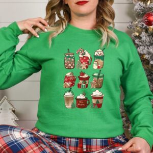 funny christmas shirt for coffee lovers vintage t shirt with gingerbread design ideal for holiday celebrations and gatherings ftmar scaled