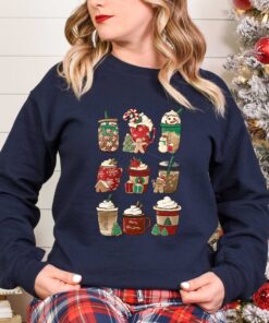 funny christmas shirt for coffee lovers vintage t shirt with gingerbread design ideal for holiday celebrations and gatherings tqm4e scaled