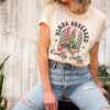 funny christmas shirt for women kinda obsessed retro tee with holly jolly design vintage t shirt for holiday celebrations thdo0