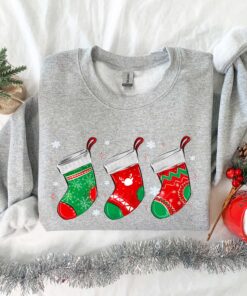 funny christmas shirt for women vintage style sweatshirt with unique sock design ideal for holiday outfits and celebrations a7p95 scaled