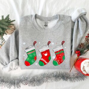 funny christmas shirt for women vintage style sweatshirt with unique sock design ideal for holiday outfits and celebrations a7p95 scaled