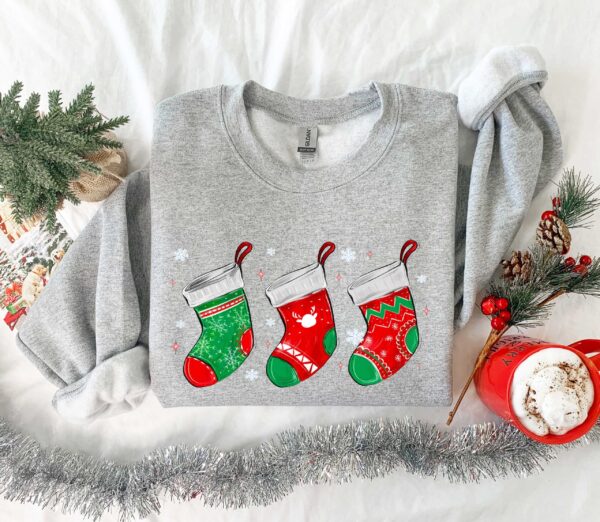 funny christmas shirt for women vintage style sweatshirt with unique sock design ideal for holiday outfits and celebrations a7p95 scaled