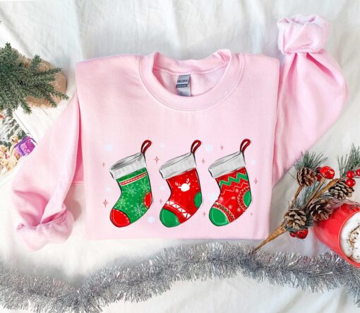 funny christmas shirt for women vintage style sweatshirt with unique sock design ideal for holiday outfits and celebrations f0oqq scaled