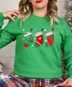 funny christmas shirt for women vintage style sweatshirt with unique sock design ideal for holiday outfits and celebrations sttq2 scaled