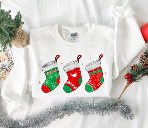 funny christmas shirt for women vintage style sweatshirt with unique sock design ideal for holiday outfits and celebrations xiu6z scaled