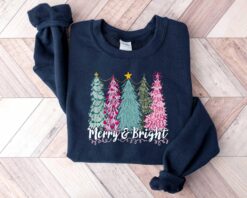 funny christmas shirt merry and bright design comfortable sweatshirt for holiday celebrations vintage style christmas apparel mxexn