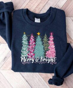 funny christmas shirt merry and bright design comfortable sweatshirt for holiday celebrations vintage style christmas apparel mxexn