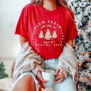 funny christmas shirt with christmas tree cake design for holiday celebrations and merry moments sajpl