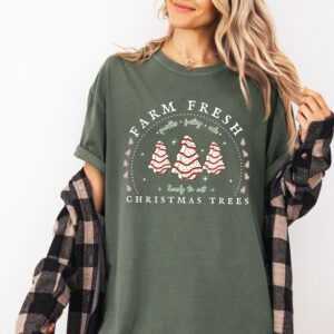 funny christmas shirt with christmas tree cake design for holiday celebrations and merry moments ugwpr