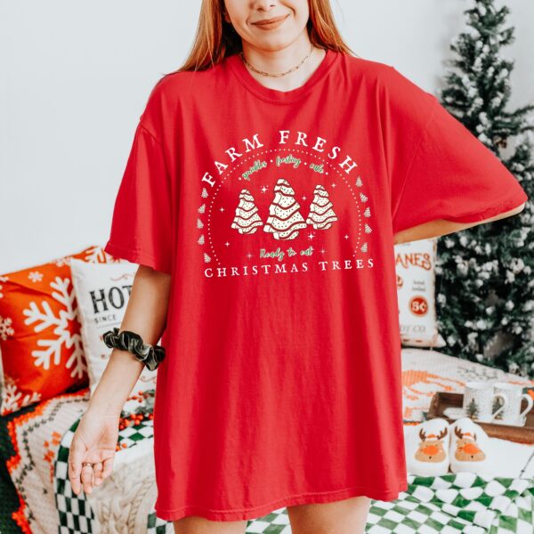 funny christmas shirt with christmas tree cake design for holiday celebrations and merry moments xnq9k scaled