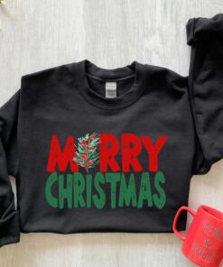 funny christmas shirt with merry christmas tree design for family gatherings and holiday celebrations in comfortable fit 1twbg scaled